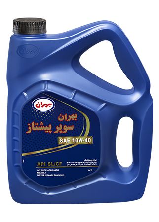 روغن موتور بهران سوپر پیشتاز 10W-40 نیمه‌سینتتیک حجم 4 لیتر — مناسب خودروهای چینی